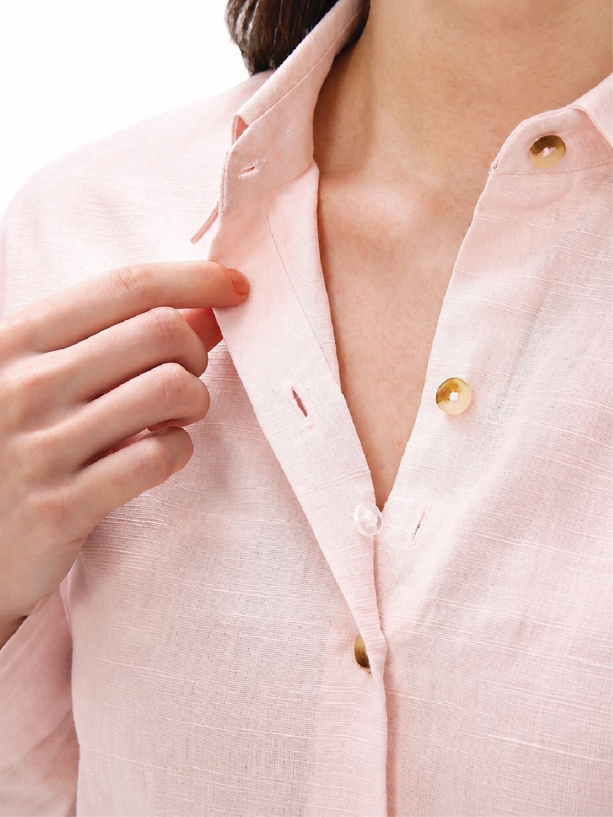 Pastel pink Linen Shirt