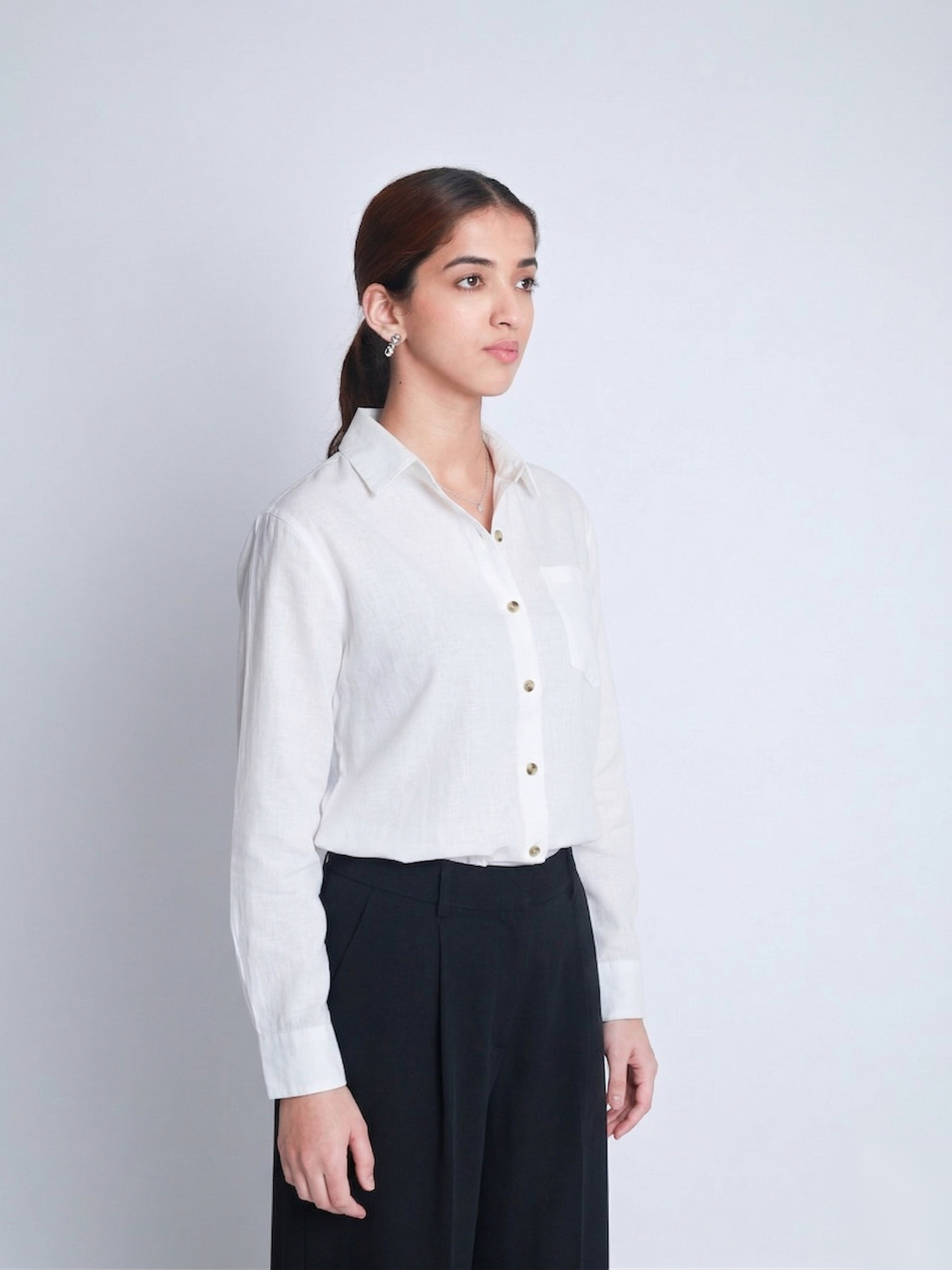 White Linen Shirt