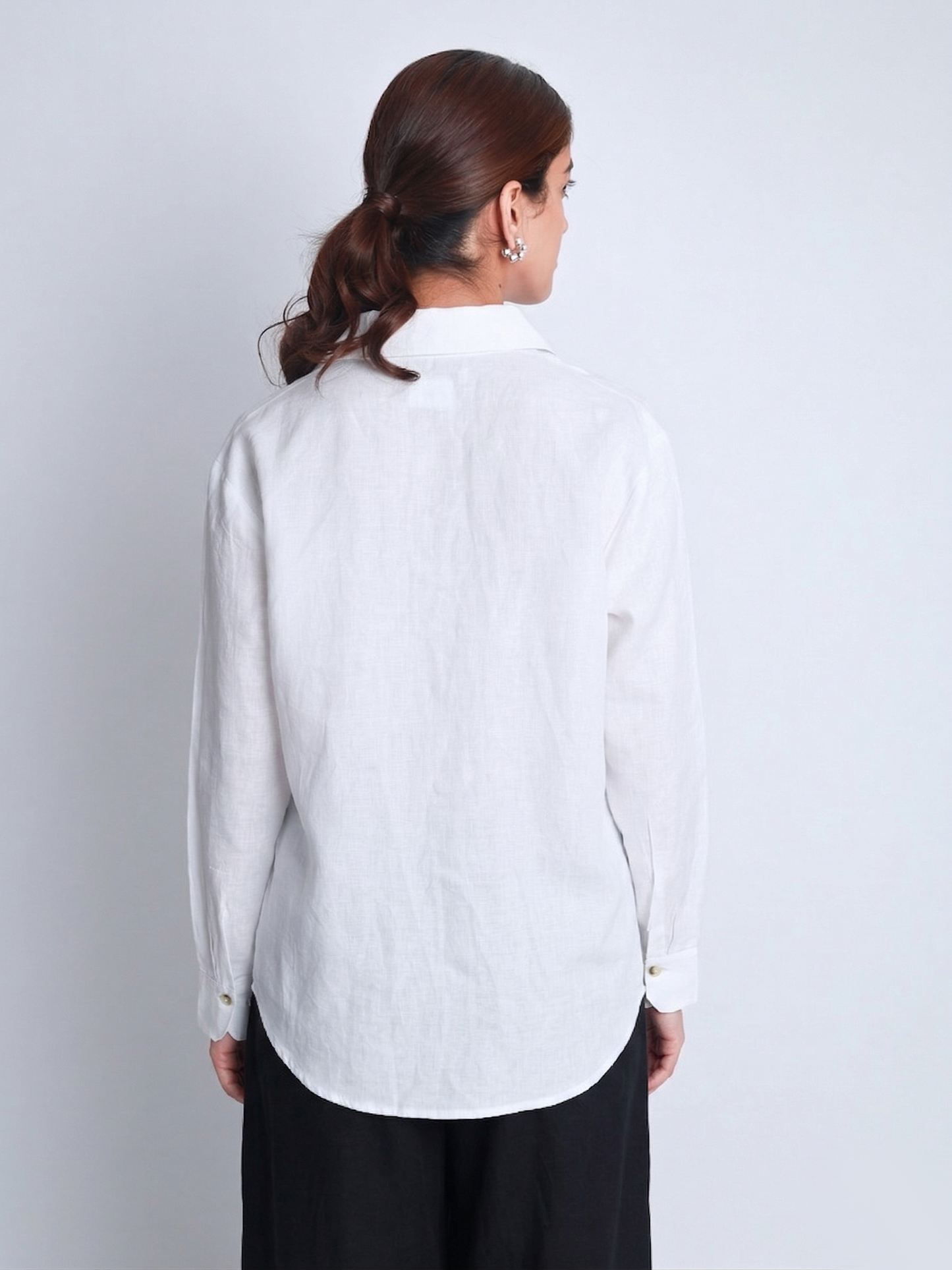 White Linen Shirt