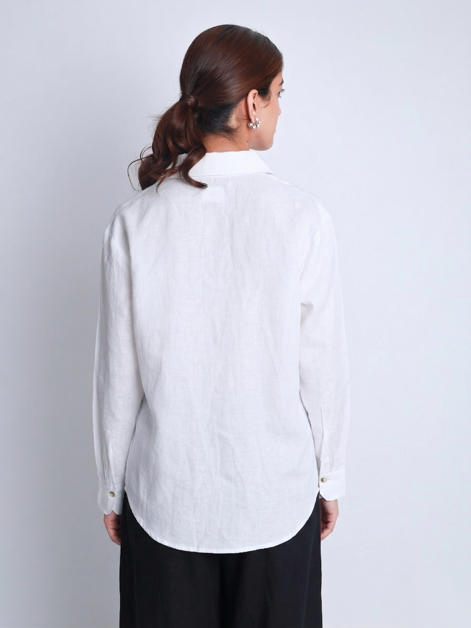 White Linen Shirt