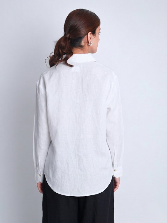 White Linen Shirt