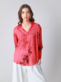 Floral Satin Shirt
