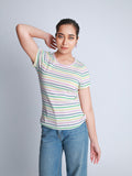 Multicolor Striped Tee