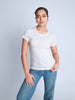 Ribbed casual t-shirt