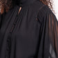 Black Georgette Shirt