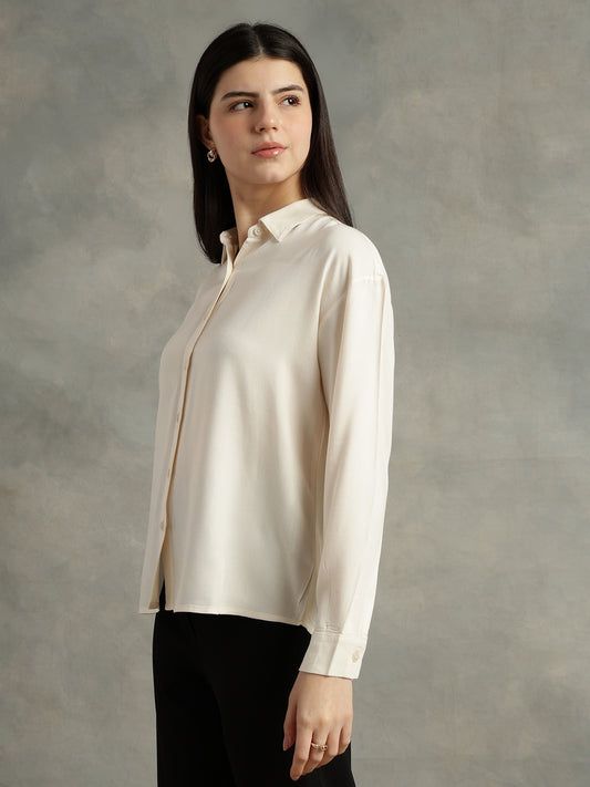 Grey Long Sleeves Shirt