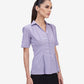 Lavender Crepe Collar Shirt
