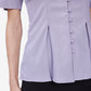 Lavender Crepe Collar Shirt