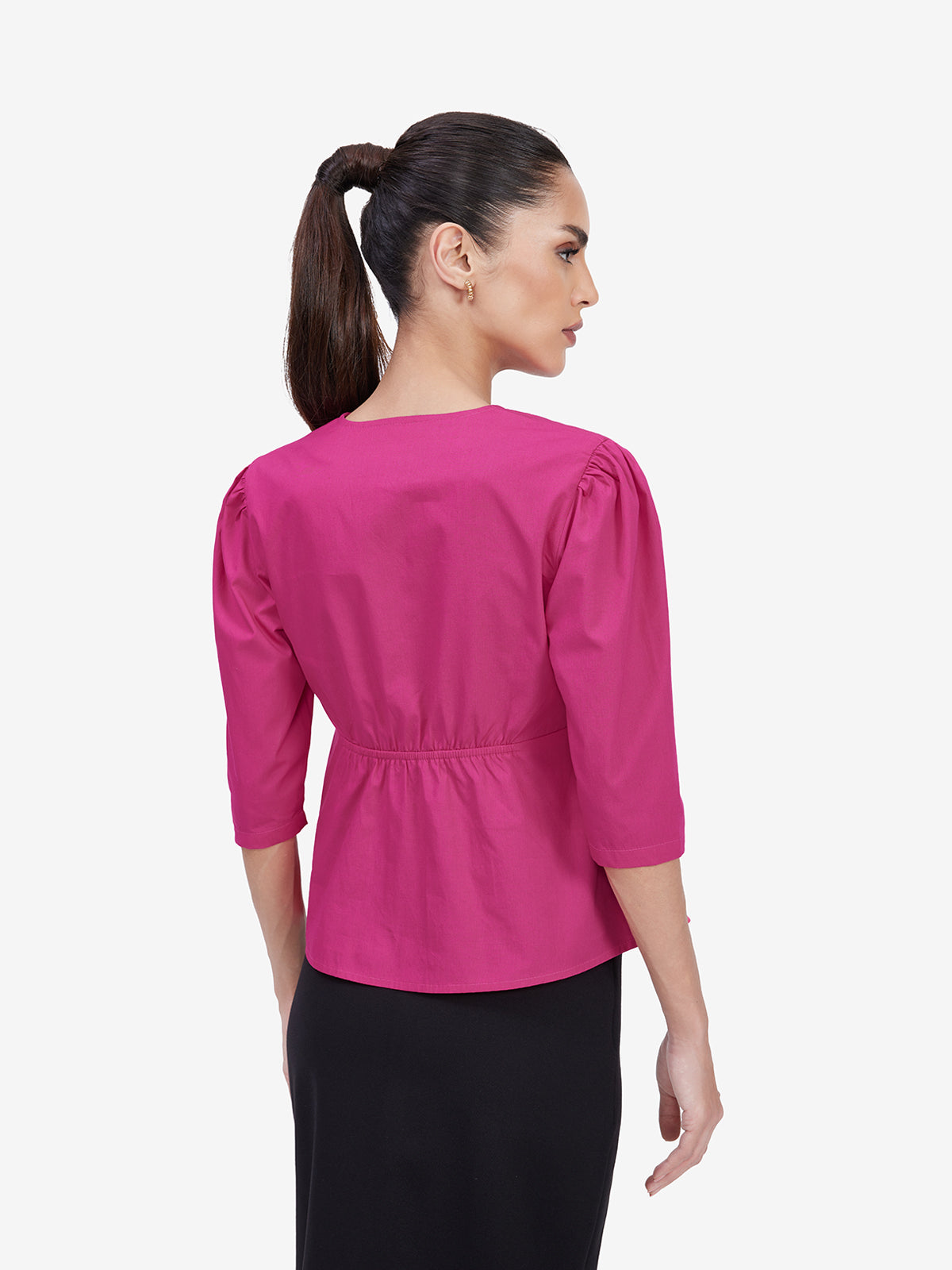 Fuchsia Cotton Shirt