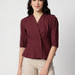 Maroon Cotton Shirt
