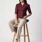Maroon Cotton Shirt