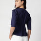 Navy Blue Cotton Shirt