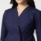 Navy Blue Cotton Shirt