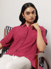 Pink Asymmetrical Shirt