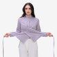 Purple & White Striped Shirt