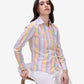 Candy Striped Wrap Shirt