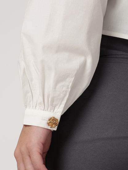 Iconic 100% Cotton Cropped Shirt