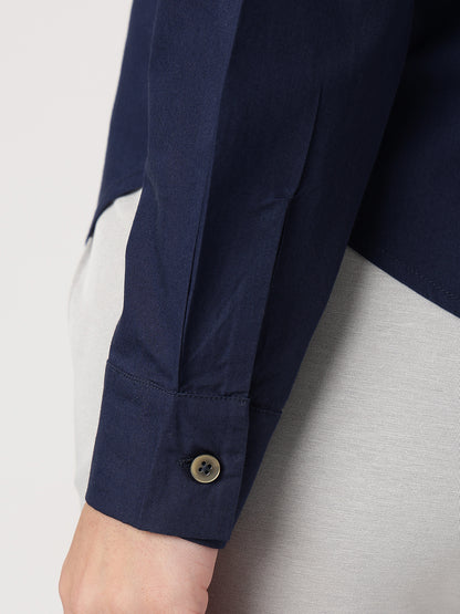 Classic 100% Cotton Navy Shirt