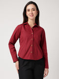 Tailored Maroon Shirt