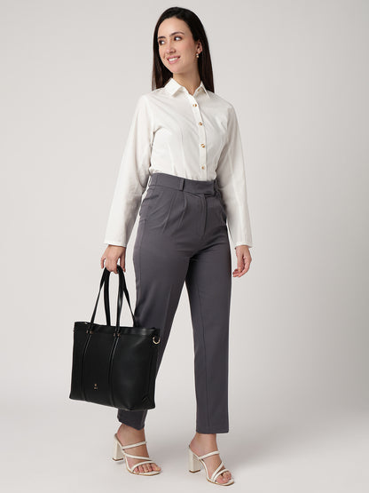 Tailored Poplin White Shirt