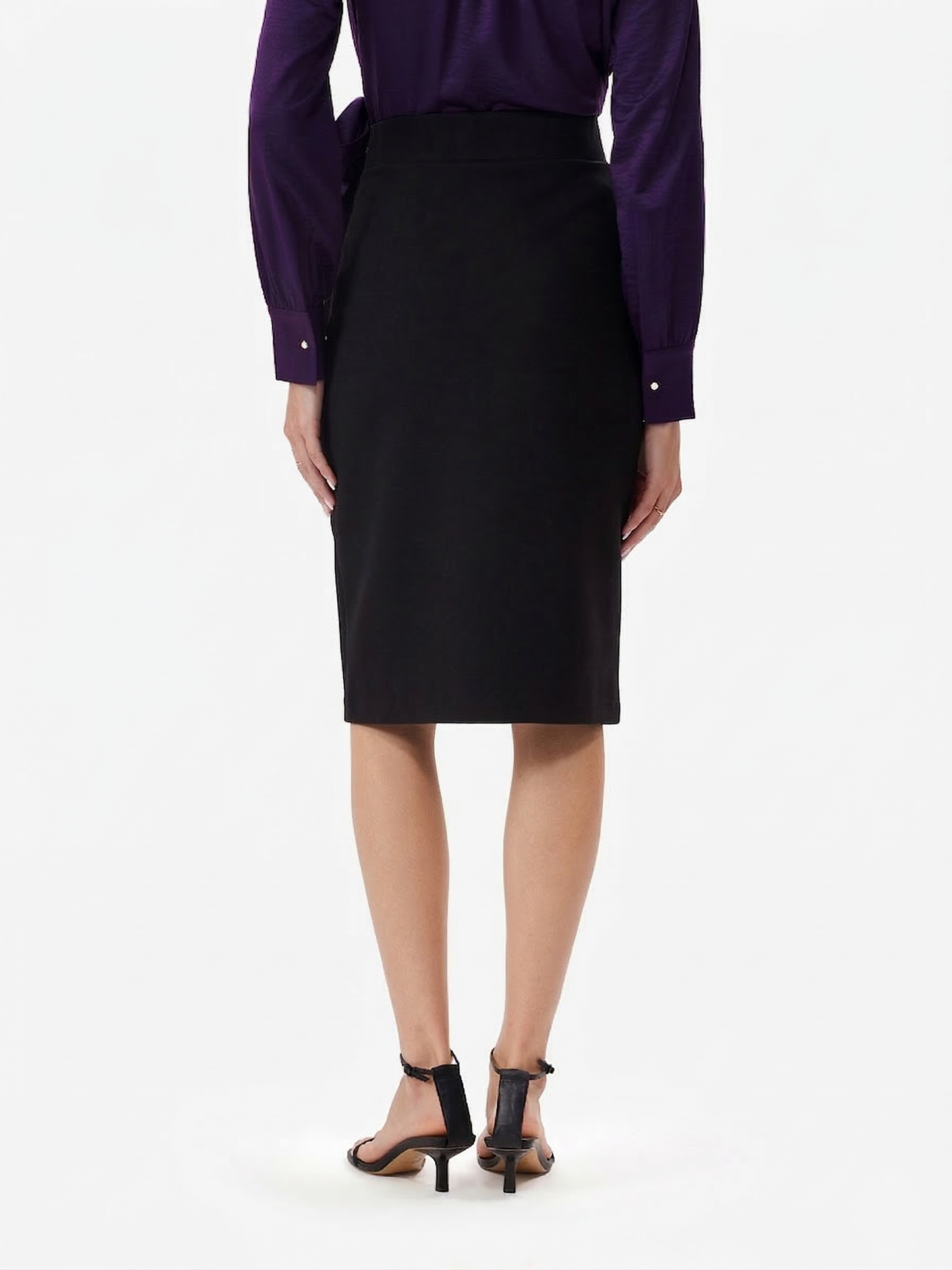 Black Side Slit Skirt