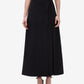Black Overlap Skirt