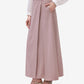 Dull Peach Overlap Skirt