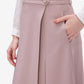 Dull Peach Overlap Skirt