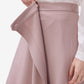 Dull Peach Overlap Skirt