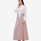 Dull Peach Overlap Skirt