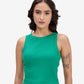 Cotton Sleeveless Crop Tank Top