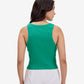 Cotton Sleeveless Crop Tank Top