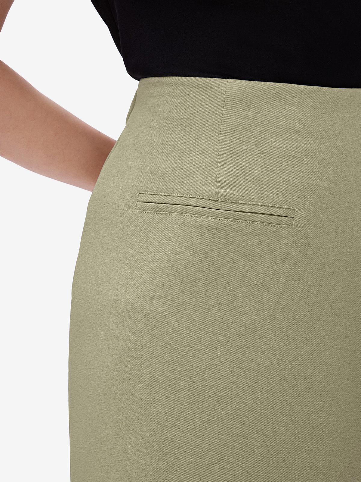 Olive Overlap Skorts