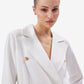 White tailored blazer
