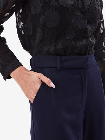 BreezeFlow Navy Wide Leg Pants