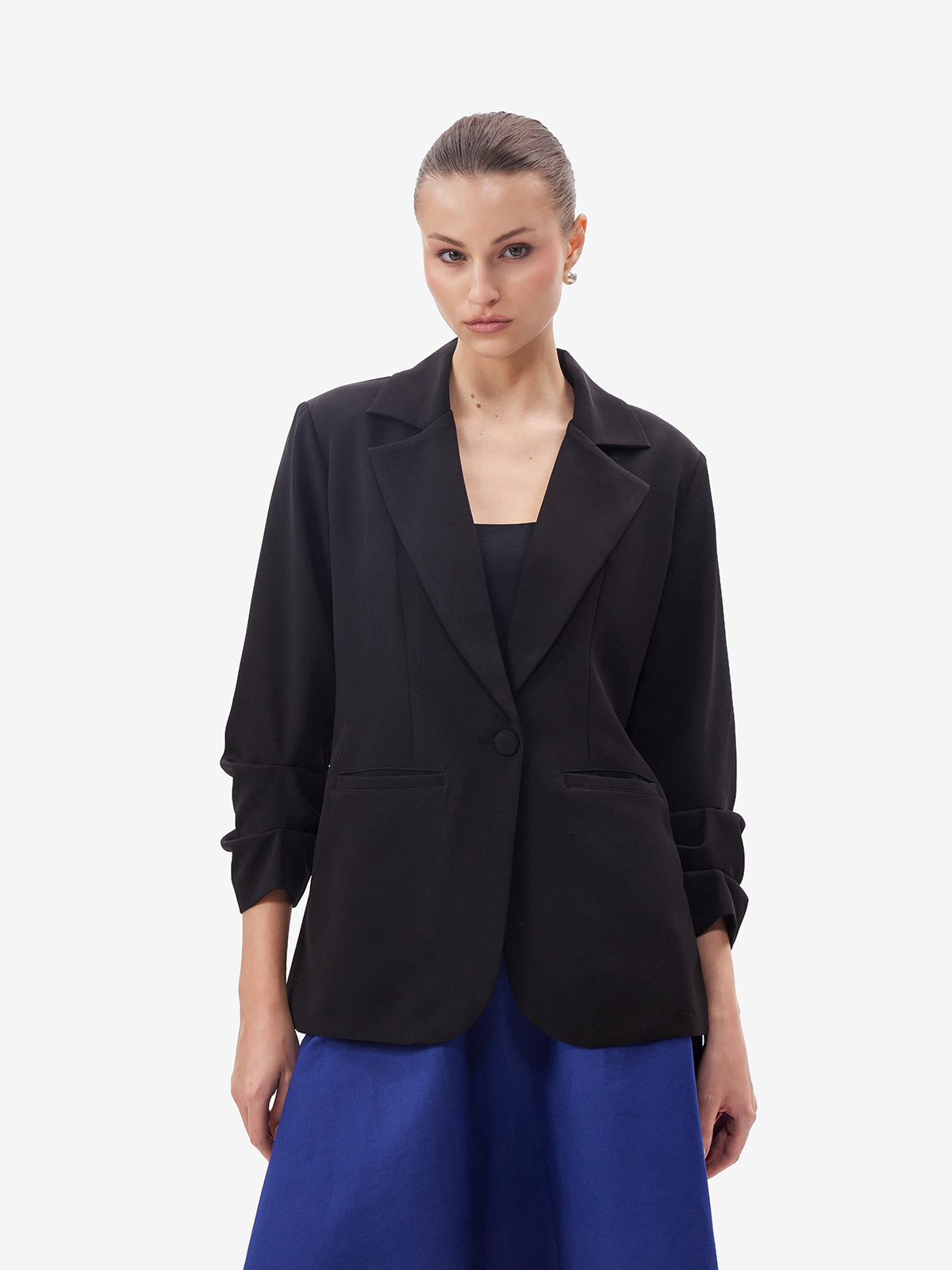 Classic Black Tailored Blazer