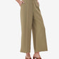 BreezeFlow Olive Wide Leg Pants