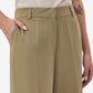 BreezeFlow Olive Wide Leg Pants