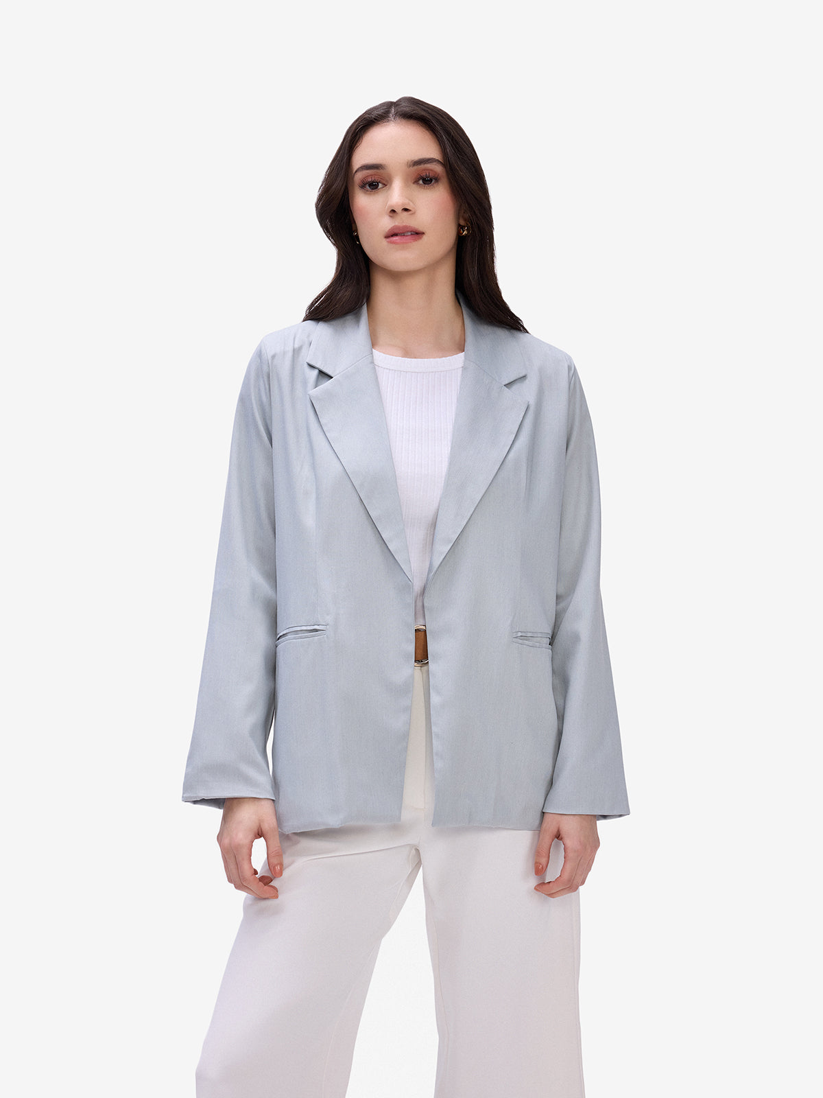 Aqua Summer Tailored Blazer
