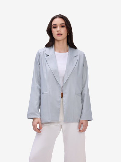 Aqua Summer Tailored Blazer