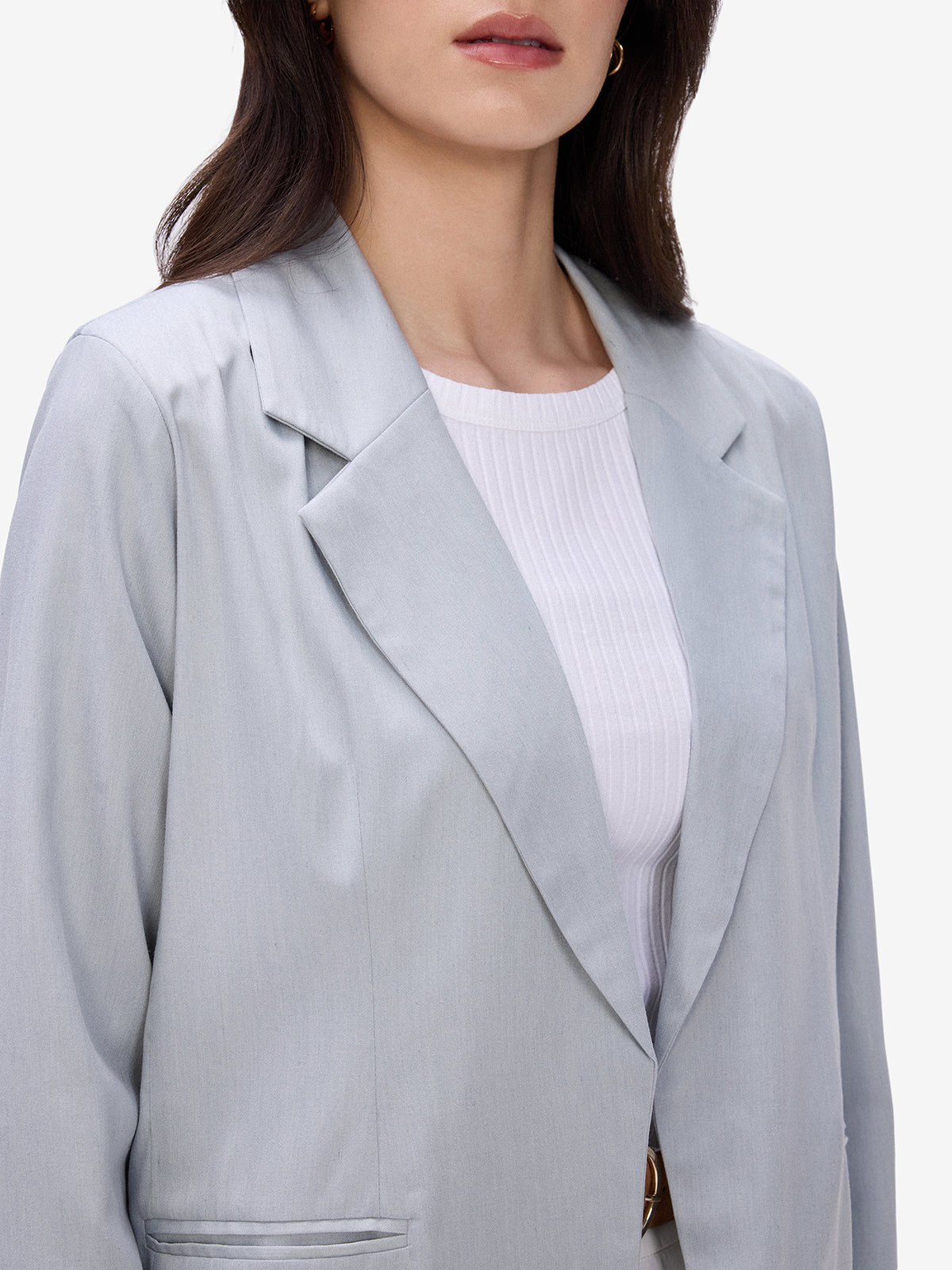 Aqua Summer Tailored Blazer