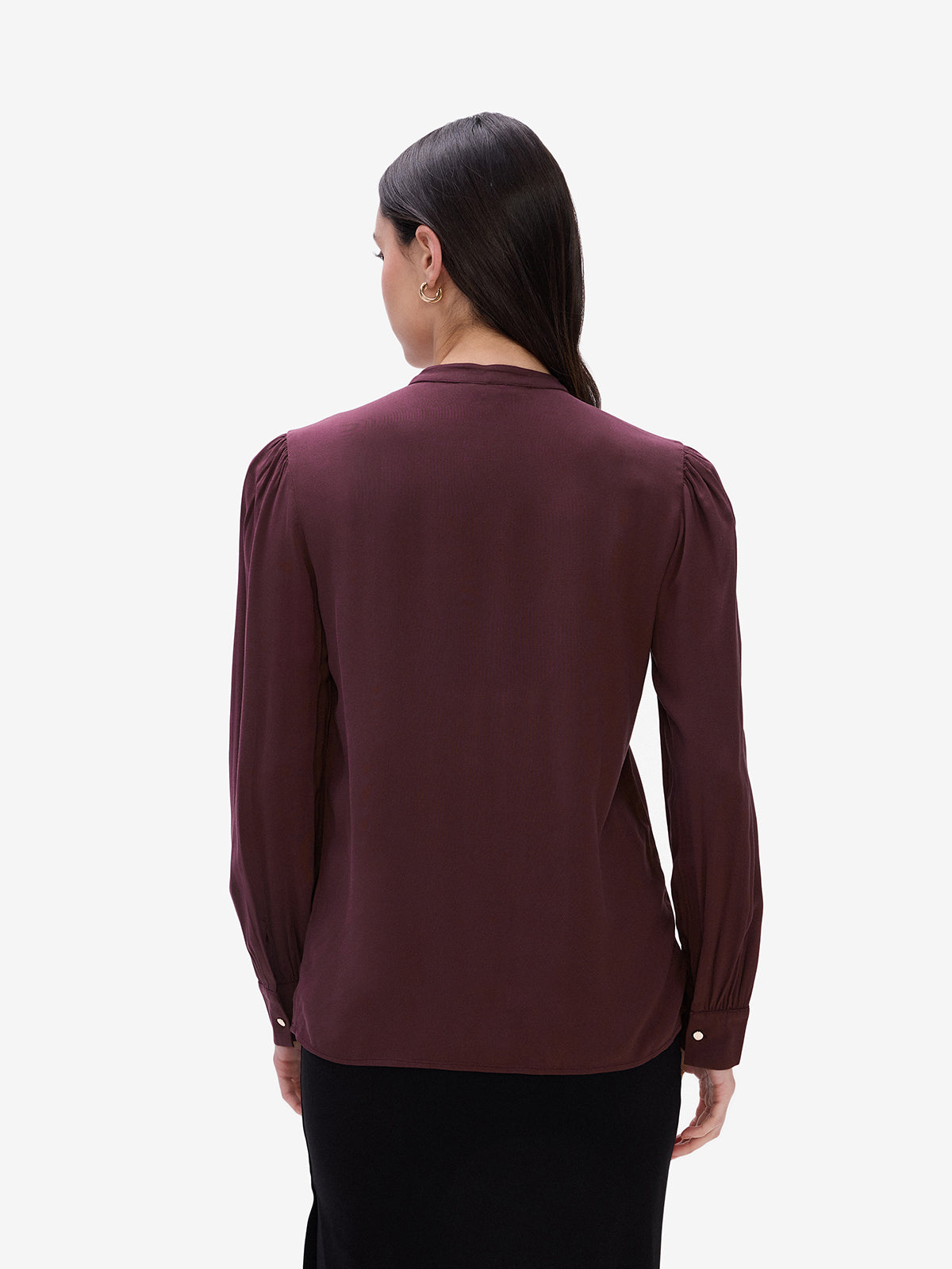 Wine Long Sleeves Shirt