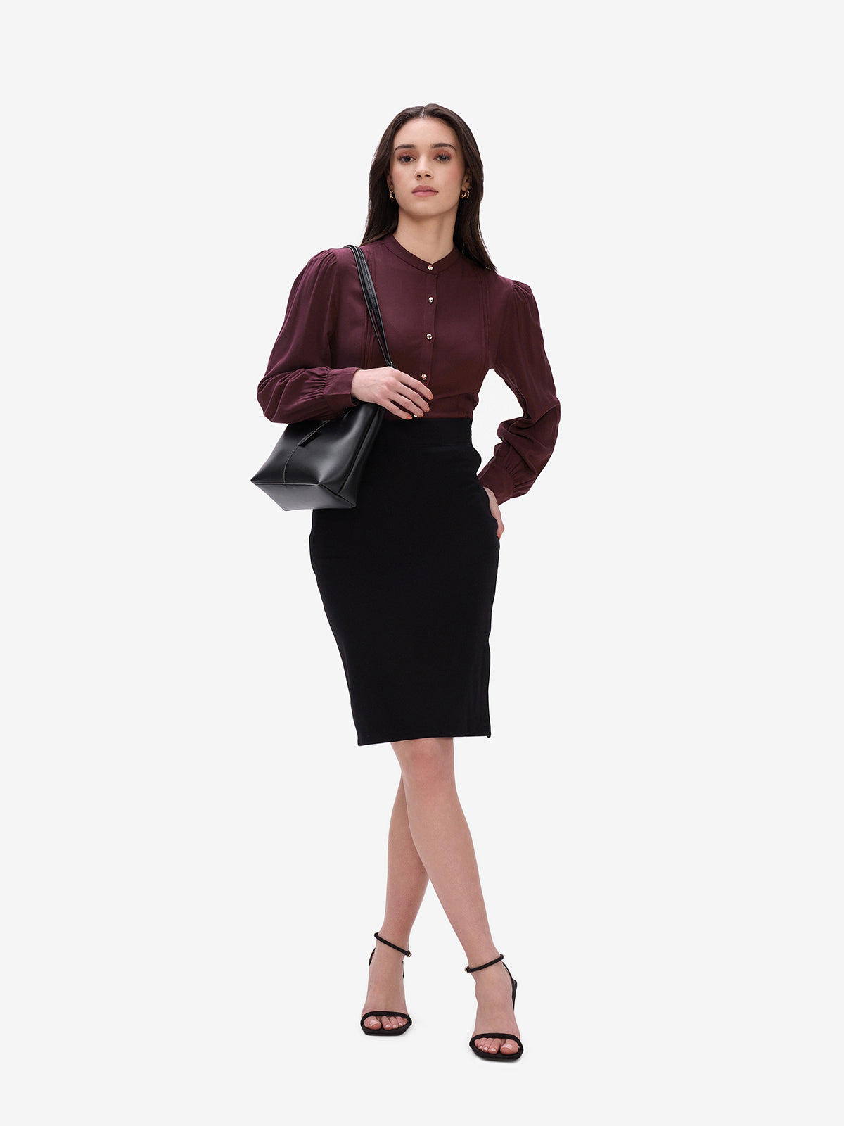 Wine Long Sleeves Shirt