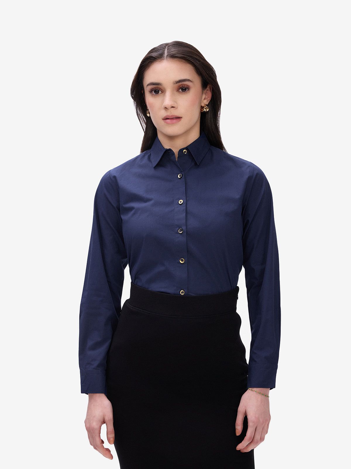 Navy Smart Office Shirt
