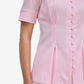 Pink Crepe Collar Shirt