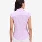Lavender Striped Cotton Shirt