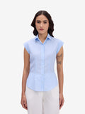Blue Striped Cotton Shirt
