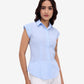 Blue Striped Cotton Shirt