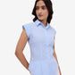 Blue Striped Cotton Shirt