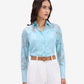 Blue Jacquard Shirt